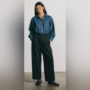 OZMA Field Pant sz L washed black